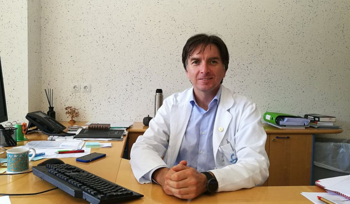 Direktor univerzitetne klinike za pljučne bolezni in alergijo Golnik Aleš Rozman (foto: ARO)