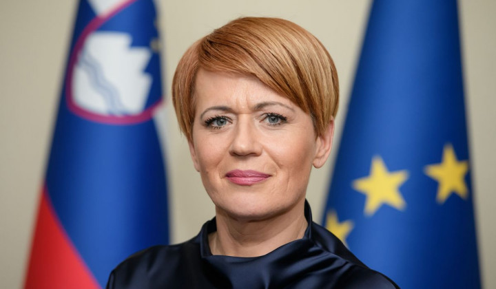 Predsednica stranke Naša dežela Aleksandra Pivec (foto: Nebojsa Tejic/STA)