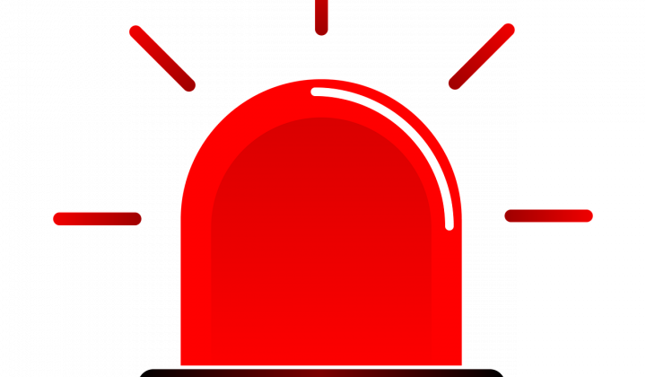 Opozorilo, ura, rdeča luč (foto: Pixabay)