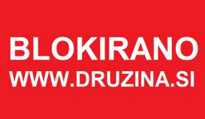 Blokirana Druzina.si (foto: Druzina.si)