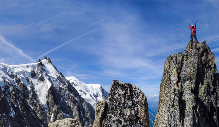 Greben nad Chamonixem, pogorje Mont Blanc (foto: Družinski arhiv)