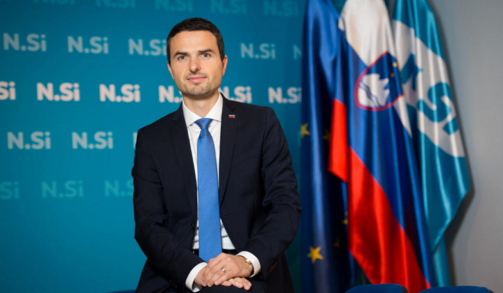Predsednik NSi Matej Tonin (foto: Anze Petkovsek/NSi)