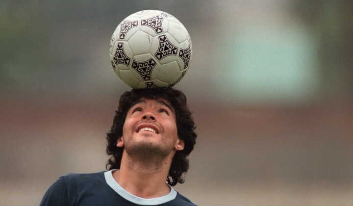 Diego Armando Maradona, mojster nogometne igre, 1960-2020 (foto: https://twitter.com/MaradonaPICS)