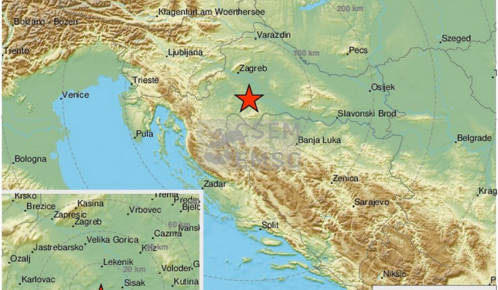 Potres (foto: Evropski-sredozemski seizmološki center)