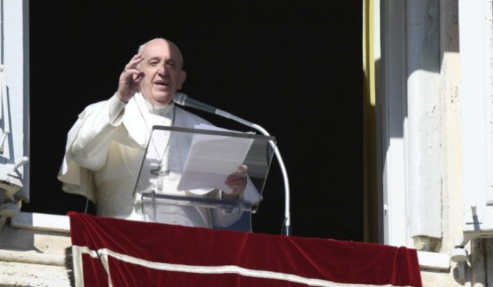 Papež v nagovoru (foto: Vatican Media)