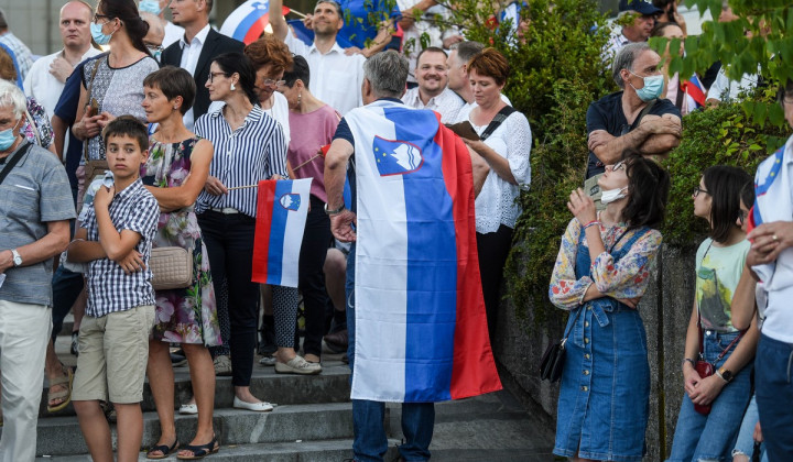 Državna proslava na Trgu republike (foto: Rok Mihevc)