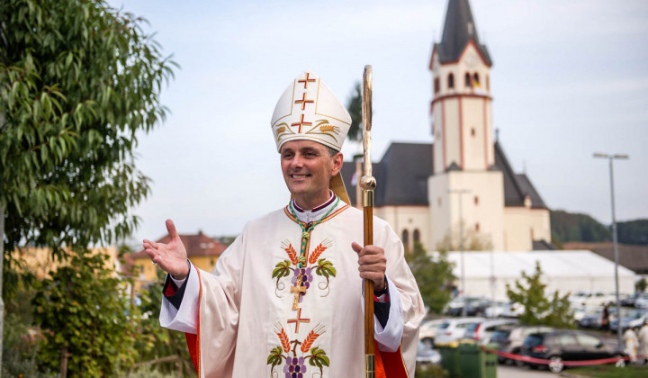 Novomeški škof Andrej Saje (foto: Rok Mihevc)