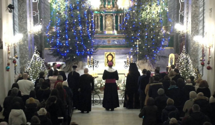 Molitev v stolnici v Kijevu za mir (foto: Skupnost sv. Egidija)