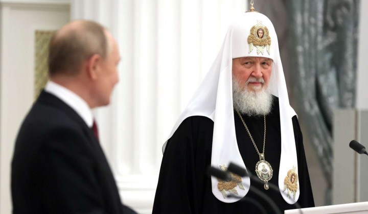 Ruski patriarh Kiril (foto: Kremlin/dpa/STA)