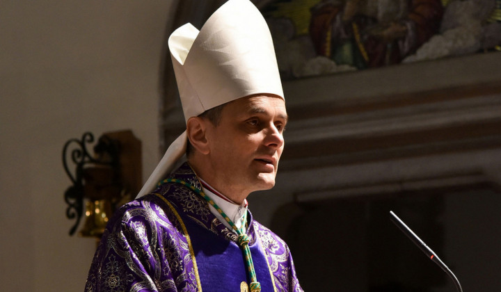 Škof Andrej Saje  (foto: Robert Kokol)