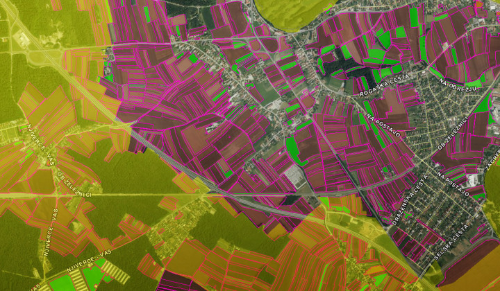 Grafične enote rabe kmetijskih zemljišč (foto: MKGP)