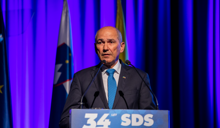 Predsednik SDS Janez Janša (foto: SDS)
