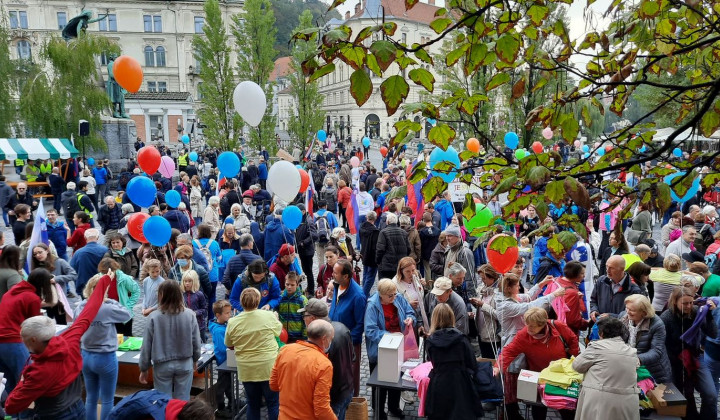 Pohod za življenje v Ljubljani 2022 (foto: Marjana Debevec)