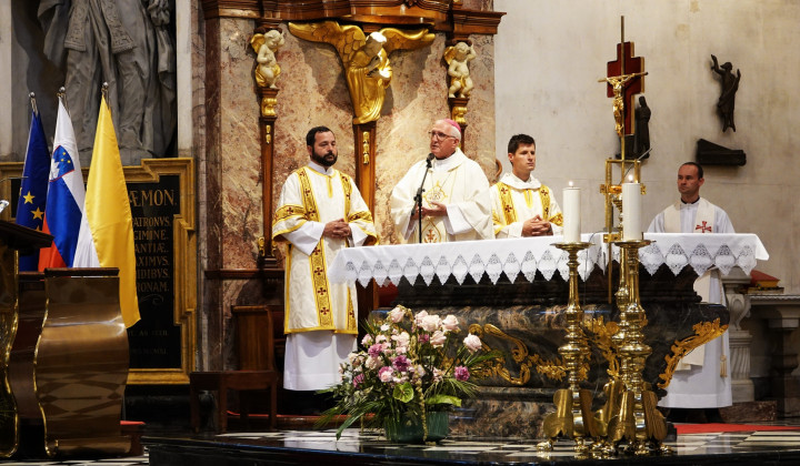 Maša v ljubljanski stolnici (foto: Vatican News)