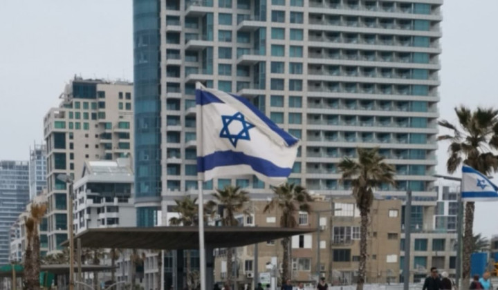 Izraelska zastava (foto: Osebni arhiv Nejc Krevs)