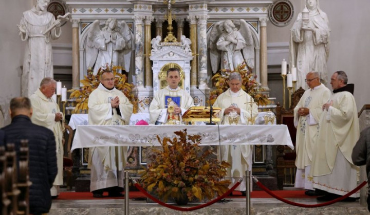 Škof Andrej Saje na Brezjah (foto: Družina/Jože Potrpin)