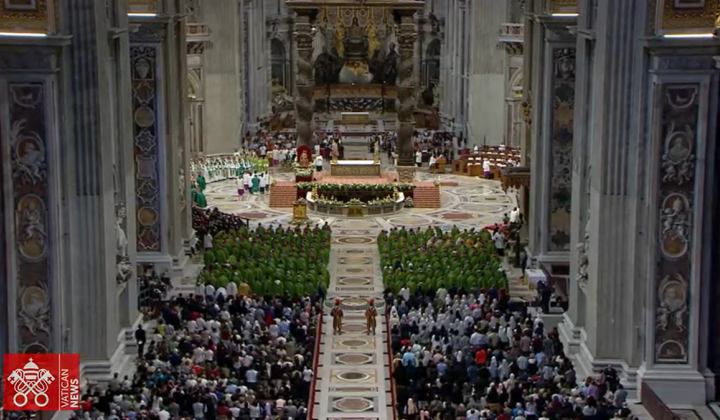 Sklepno bogoslužje škofovske sinode (foto: Vatican news)