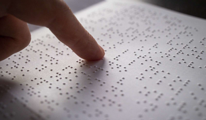 Braillova pisava (foto: STA)