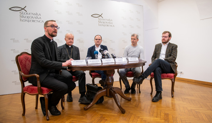 Novinarska konferenca Slovenske škofovske konference in katoliških medijev (foto: Rok Mihevc)