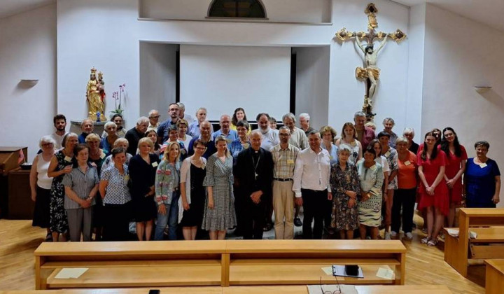 Skupinska fotografija udeleženec zasedanja SIESC (foto: Društvo katoliških pedagogov Slovenije)