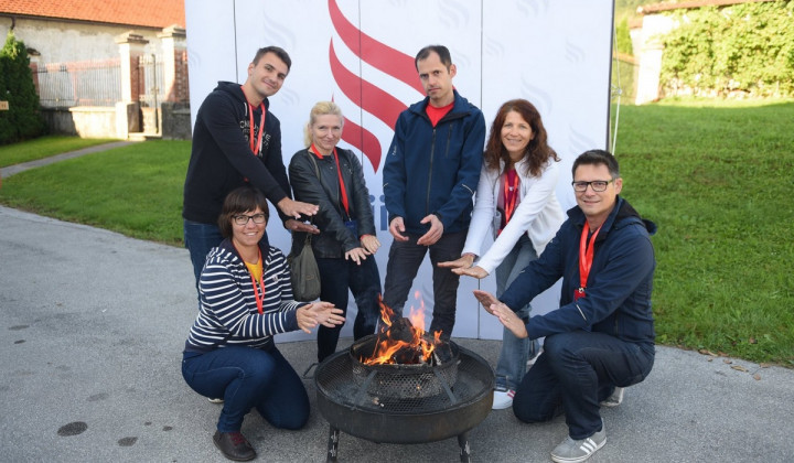 Pred leti smo bili z mini ognjiščem na Stični mladih prava atrakcija (foto: Rok Mihevc)