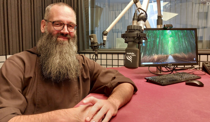 Br. Luka Modic, kapucin je duhovni vodja vsebin Stične (foto: NL)