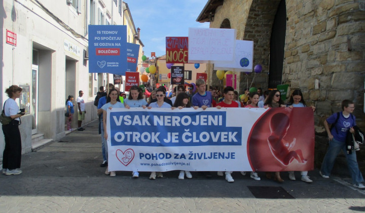 Pohod za življenje v Kopru (foto: Neva in Robert)