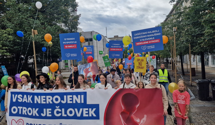 Pohod za življenje v Mariboru (foto: Aleš Primc)