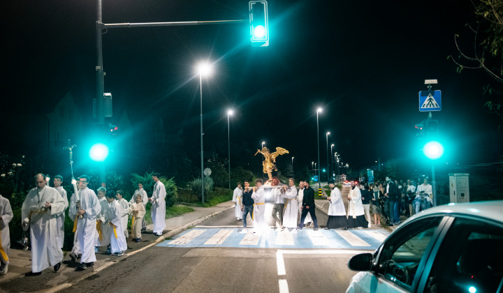 Procesija sv. Mihaela v Grosuplju (foto: Rok Mihevc)