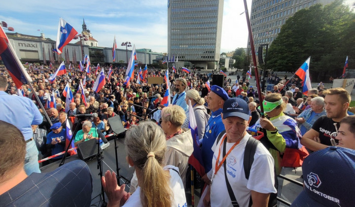 Vseslovenski shod upokojencev (foto: FB Iniciativa Glas upokojencev)