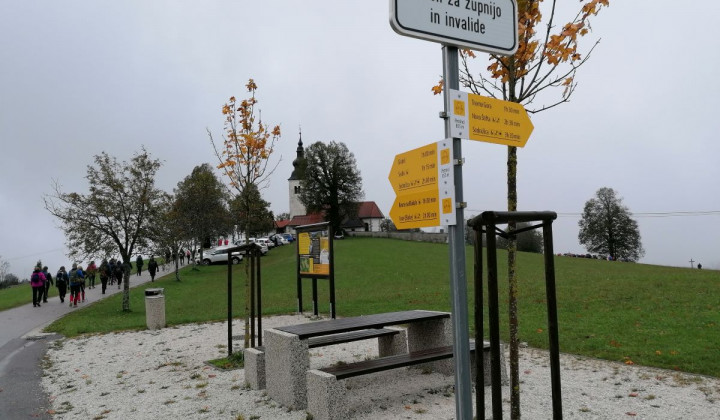 Cerkev Marije Snežne na Gori nad Sodražico (foto: Petra Stopar)