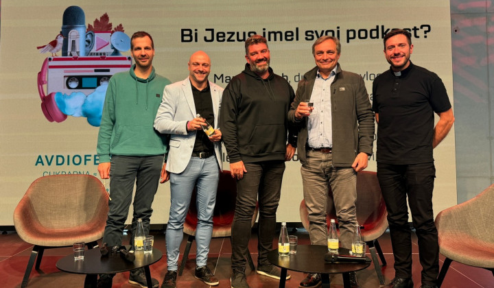 Aleksander Čobec, Lojze Grčman, Jure Sešek, p. Branko Cestnik, Martin Golob (foto: Rok Mihevc)