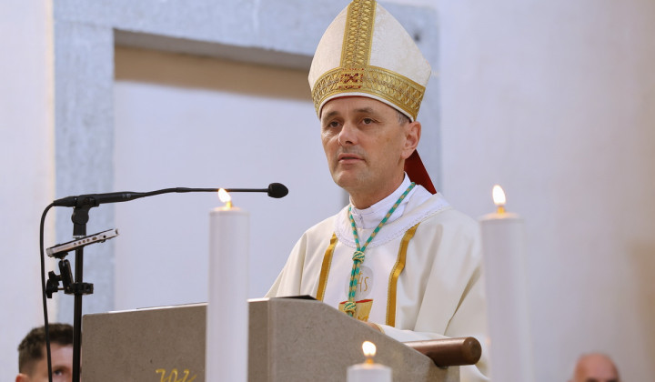 Novomeški škof Andrej Saje (foto: Jože Potrpin)