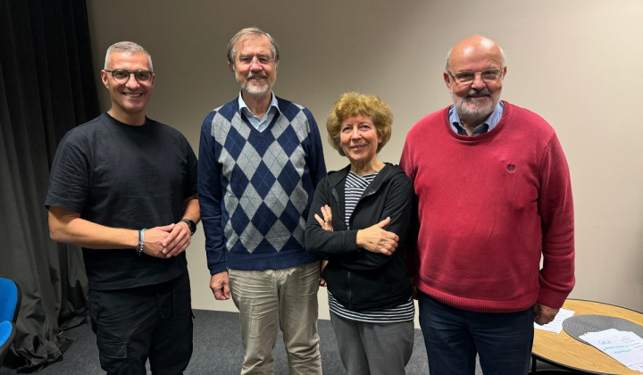 Alen Salihović, Lojze Peterle, Vlasta Doležan Rus, Andrej Grebenc (foto: Rok Mihevc)