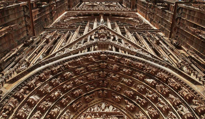 Katedrala Notre Dame, Strasbourg, portal na vhodu (foto: Agencija Aritours)