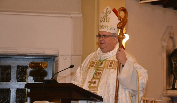 Škof Peter Štumpf med sveto mašo (foto: Škofija MS)