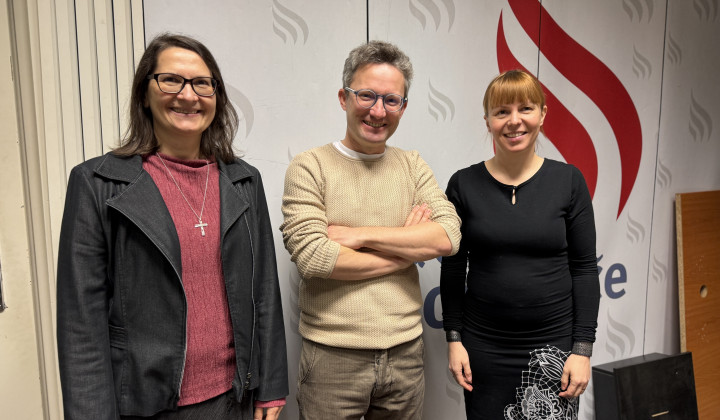 s. Božena Kutnar, Marko Rijavec, Helena Križnik (foto: Rok Mihevc)