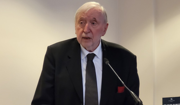 Dr. Dimitrij Rupel o ugaslem nasmehu zgodovine (foto: Tanja Dominko)