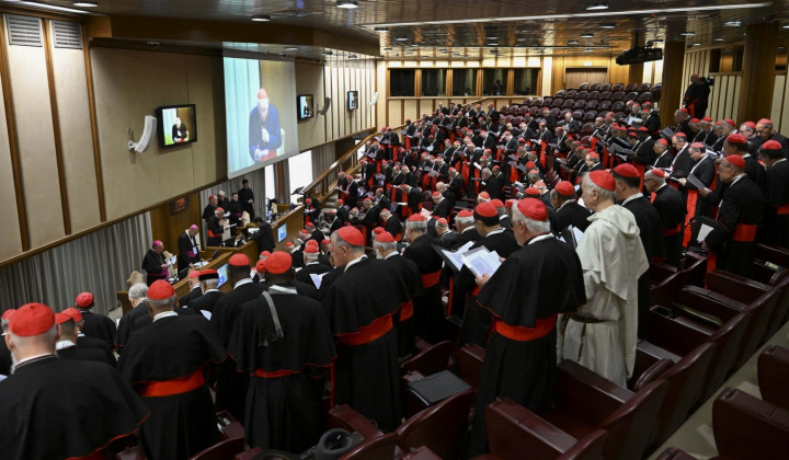 Kardinali zbrani na kongregaciji Kardinali zbrani na kongregaciji (foto: Vatican media)