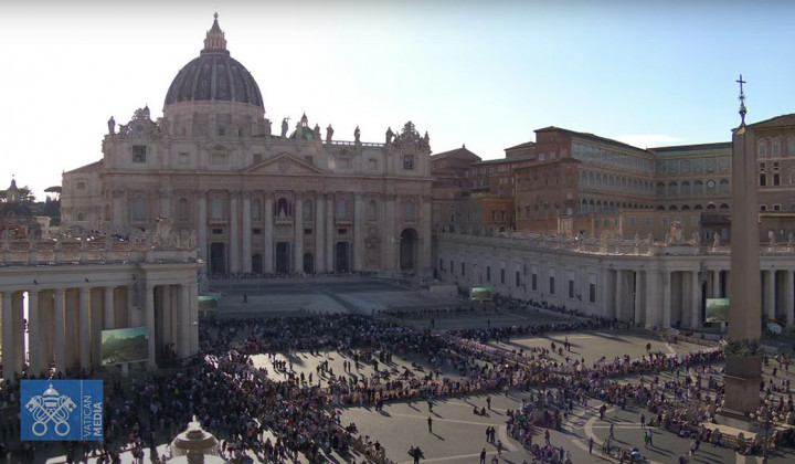 Trg svetega Petra in bazilika (foto: posnetek zaslona)