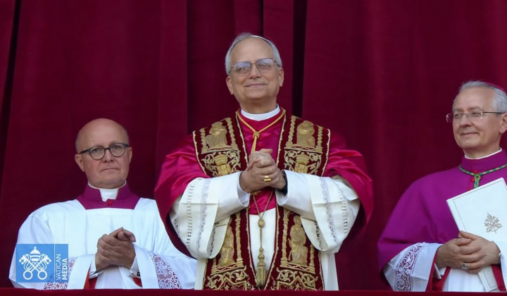 Papež Leon XIV. (foto: Zajem zaslona Vatican News)