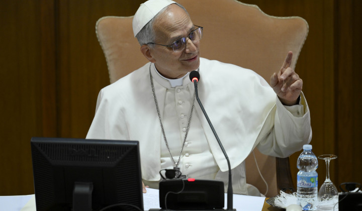 Papež Leon XIV. (foto: Simone Risoluti/Vatican Media)