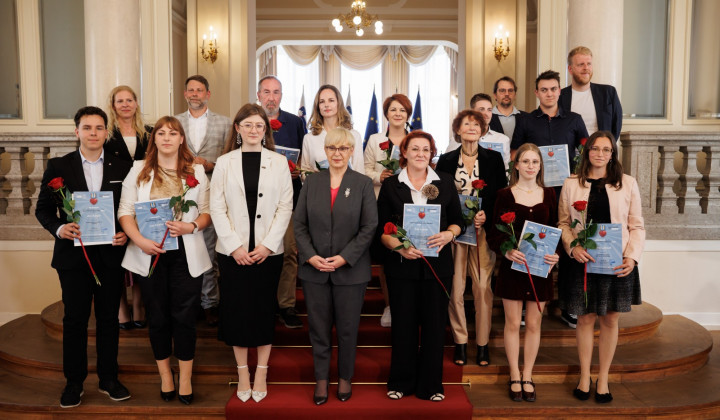 Prostovoljec leta 2024 s podelitvijo priznanj Prostovoljec leta 2024 s podelitvijo priznanj (foto: STA)
