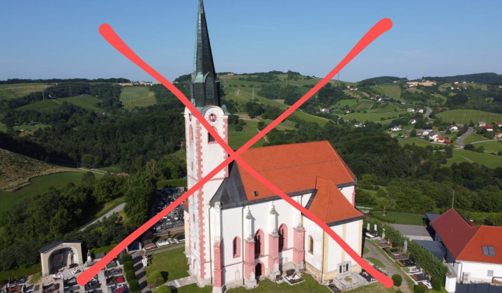 Cerkev na Gorci (foto: Župnija Malečnik FB)