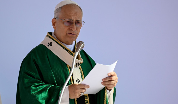 Papež Leon XIV. (foto: Simone Risoluti/Vatican Media)