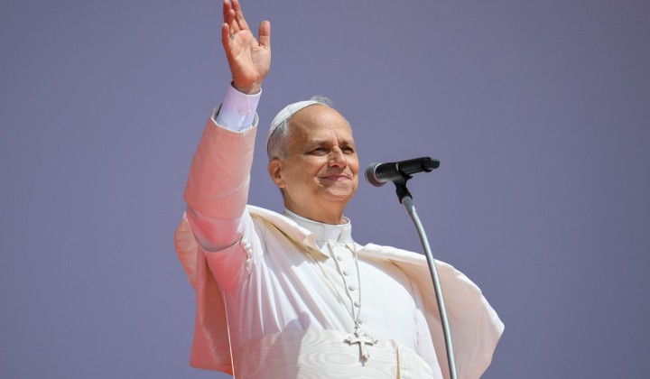 Papež Leon XIV. (foto: Simone Risoluti/Vatican Media)