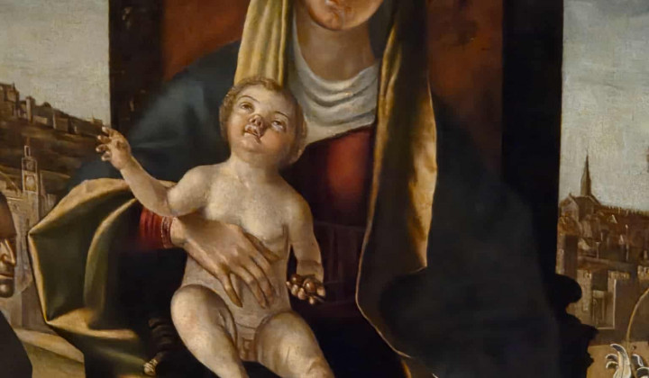 Pokončni izrez - Marija z detetom (foto: Vito Muhič)