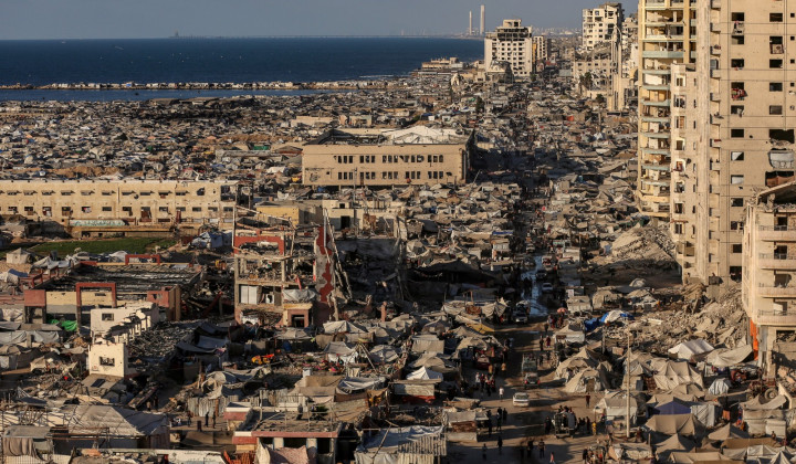 Šotorisce za razseljene Palestince. Šotorisce za razseljene Palestince. (foto: Xinhua/STA)
