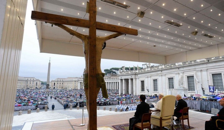 Papež pri splošni avdienci (foto: Vatican Media)