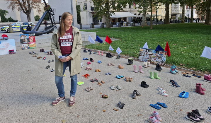 Urša Cankar Soares ob letošnjem obeležju nerojenim otrokom (foto: Marjana Debevec)